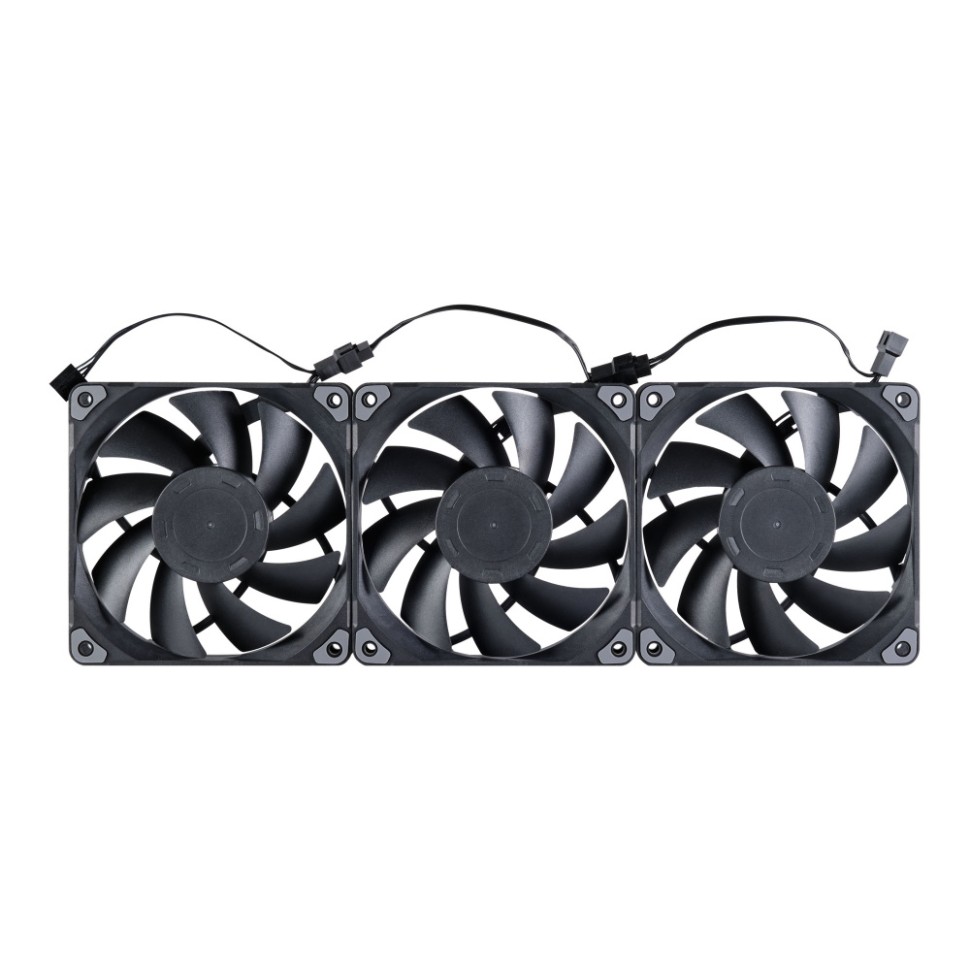 Комплект вентиляторов для корпуса PHANTEKS M25 PWM Black PH-F120M25_PWM_BBK01_3P_RU