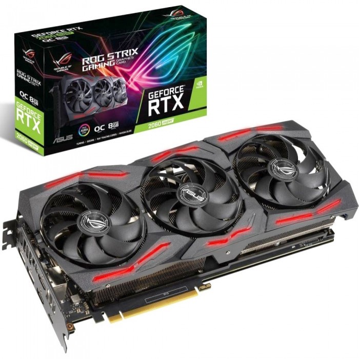 Видеокарта ASUS (ROG-STRIX-RTX2060-O6G-EVO-GAMING) GrForce RTX2060, HDMI*2, DP*2, 6G, D6
