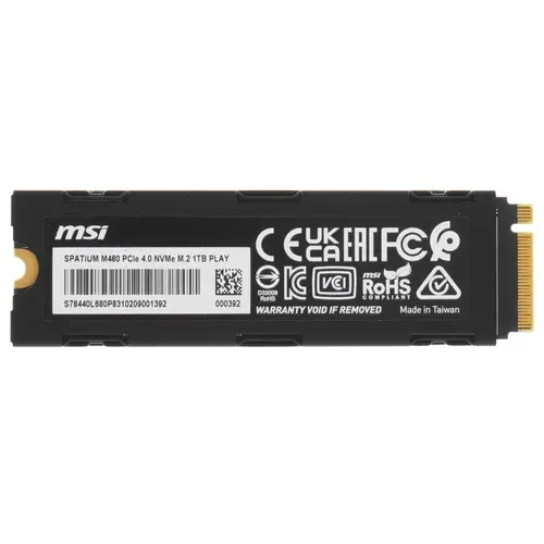 Твердотельный накопитель MSI 1000 Gb SPATIUM M480 S78-440L680-P83