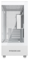 Компьютерный корпус Powercase VISION Micro M TG White (CVMMW-L0)
