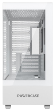 Компьютерный корпус Powercase VISION Micro M TG White (CVMMW-L0)