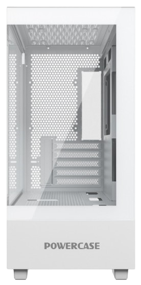 Компьютерный корпус Powercase VISION Micro M TG White (CVMMW-L0)