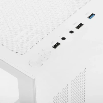 Компьютерный корпус Powercase VISION Micro M TG White (CVMMW-L0)