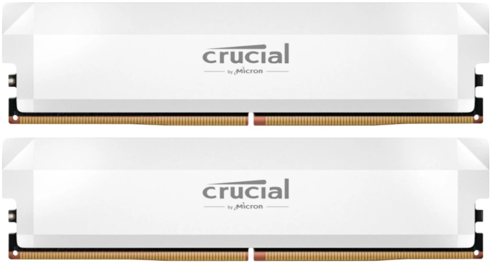 Оперативная память 32 Gb 6000 MHz CRUCIAL White (CP2K16G60C36U5W)