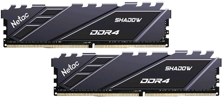 Оперативная память 16 Gb 3200 MHz NETAC SHADOW Gray (NTSDD4P32DP-16E)