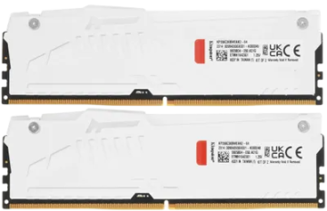 Оперативная память 64 Gb 5600 MHz Kingston FURY Beast AMD RGB White (KF556C36BWEAK2-64)
