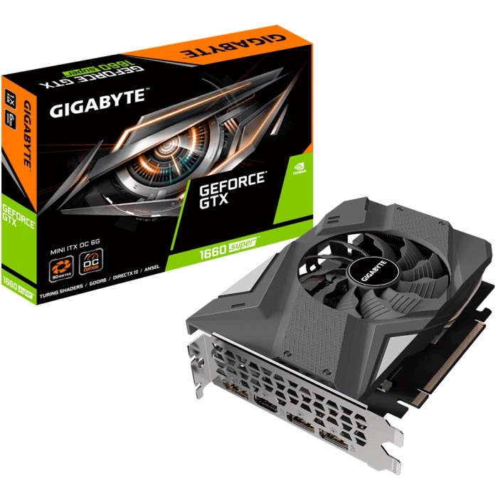 Видеокарта GIGABYTE (GV-N166SIX-6GD) GeForce GTX 1660 SUPER 6GB MINI ITX