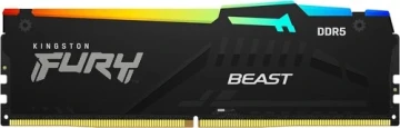 Оперативная память 16 Gb 6000 MHz Kingston FURY Beast Black RGB (KF560C30BBA-16)