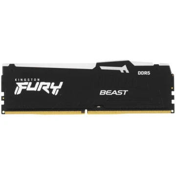 Оперативная память 16 Gb 6000 MHz Kingston FURY Beast Black RGB (KF560C30BBA-16)