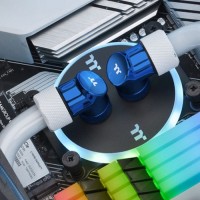 Угловой адаптер Thermaltake Pacific G1/4 90 Degree Adapter  CL-W052-CU00BU-A