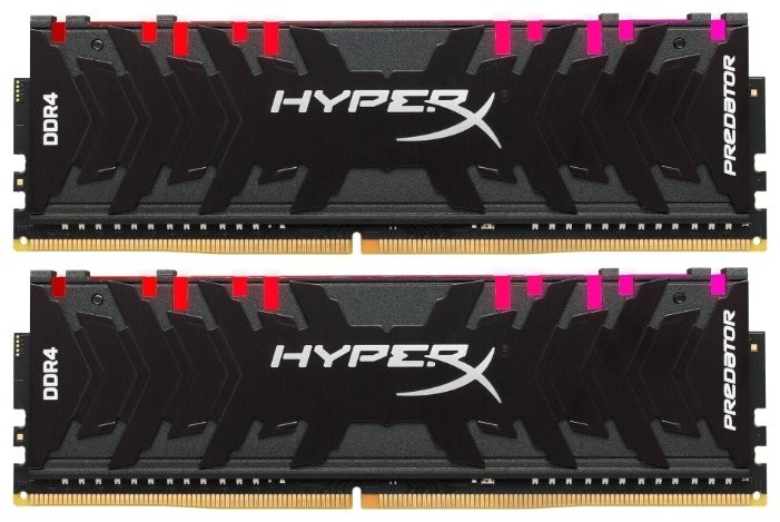 Оперативная память 16 Gb 3200 MHz Kingston HYPERX PREDATOR RGB (HX432C16PB3AK2/16)