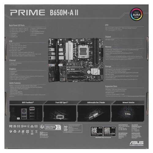 Материнская плата ASUS PRIME B650M-A II 90MB1EH0-M0EAY0