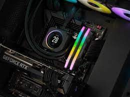 Оперативная память 32 Gb 5600 MHz Corsair VENGEANCE RGB (CMH32GX5M2B5600C40)