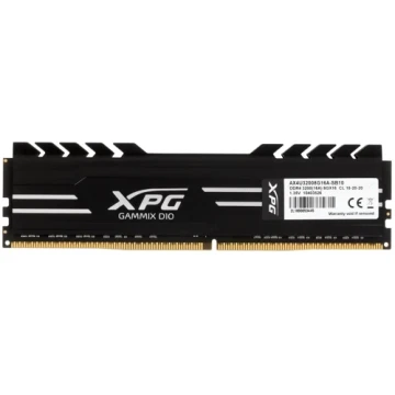Оперативная память 8 Gb 3200 MHz ADATA XPG GAMMIX D10 Black (AX4U32008G16A-SB10)