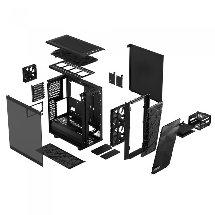 Компьютерный корпус Fractal Design MESHIFY 2 Compact TG LIGHT Tint Black FD-C-MES2C-03