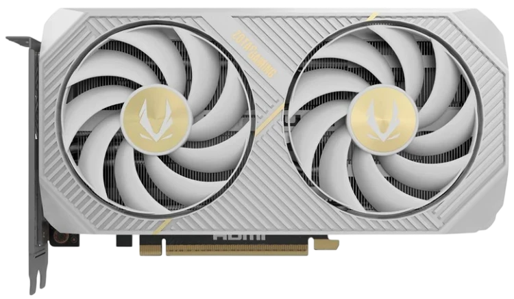 Видеокарта ZOTAC (ZT-B50620Q-10M) GeForce RTX 5060 Ti 16GB TWIN EDGE OC WHITE ED