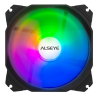 Вентилятор для корпуса ALSEYE Black M120-PB RGB