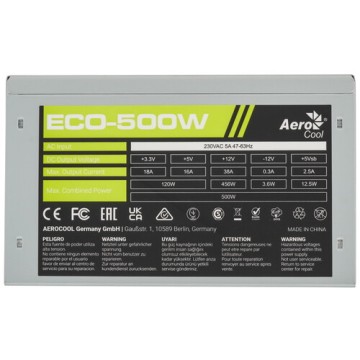 Блок питания Aerocool 500W ECO-500W