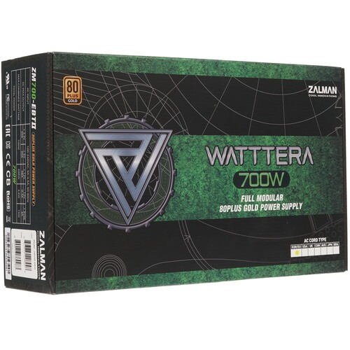 Блок питания Zalman 700W ZM700-EBTII Watttera