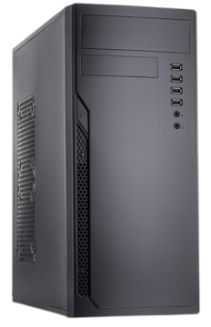 Компьютерный корпус Foxline Black (FL-301-FZ450R-U32) 450W