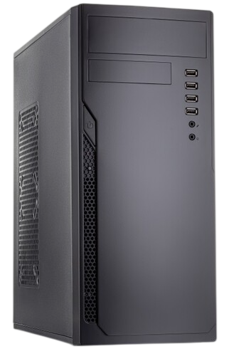Компьютерный корпус Foxline Black (FL-301-FZ450R-U32) 450W