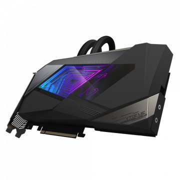 Видеокарта GIGABYTE (GV-N3080AORUSX W-10GD) GeForce RTX 3080 10GB AORUS XTREME WATERFORCE 10G