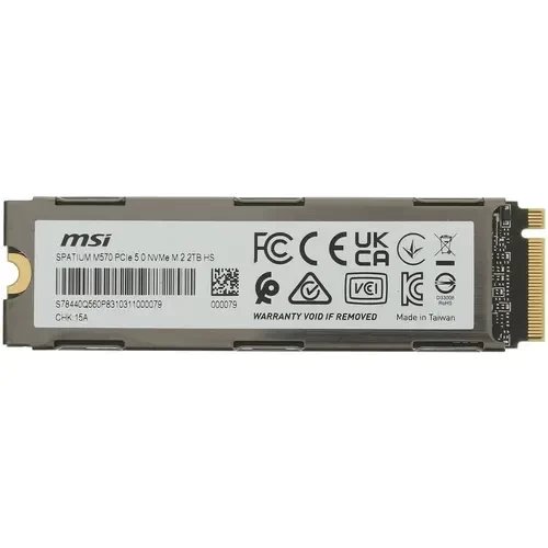 Твердотельный накопитель MSI 2000 Gb SPATIUM M570 S78-440Q560-P83 PCIE 5.0