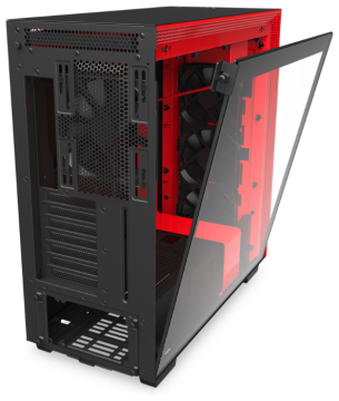 Компьютерный корпус NZXT H710 Black/Red CA-H710B-BR