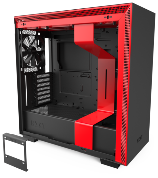 Компьютерный корпус NZXT H710 Black/Red CA-H710B-BR