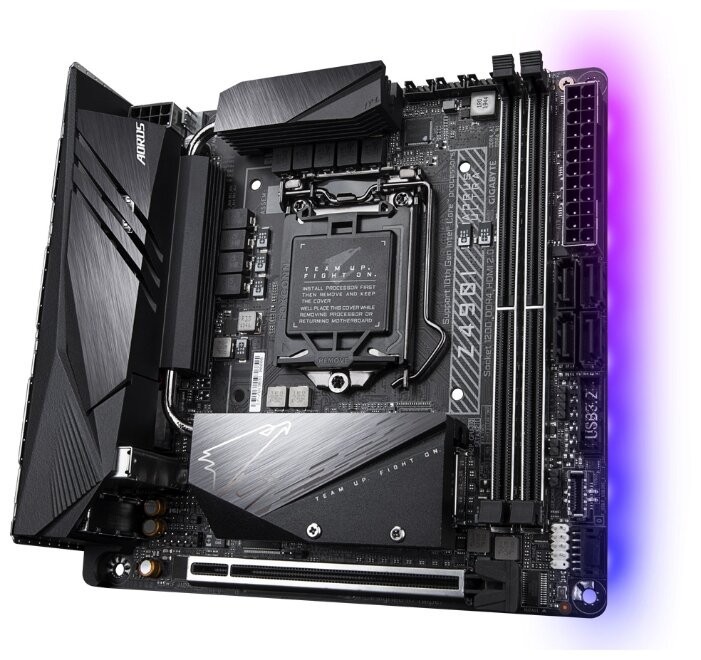 Материнская плата GIGABYTE Z490I AORUS ULTRA