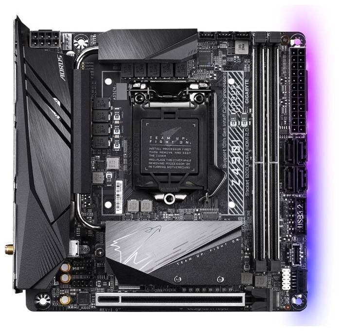 Материнская плата GIGABYTE Z490I AORUS ULTRA