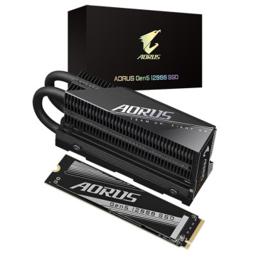 Твердотельный накопитель Gigabyte 2000 Gb AORUS Gen5 12000 AG512K2TB