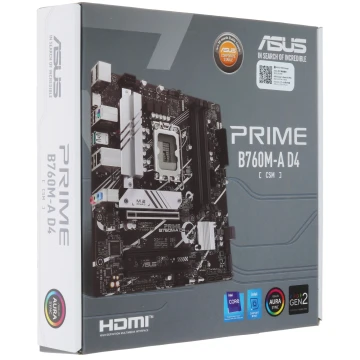 Материнская плата ASUS PRIME B760M-A D4-CSM (90MB1D00-M1EAYC)