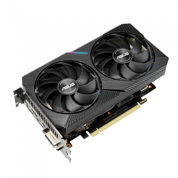 Видеокарта ASUS (DUAL-GTX1660S-O6G-MINI) GeForce GTX1660 Super 6Gb DUAL MINI OC