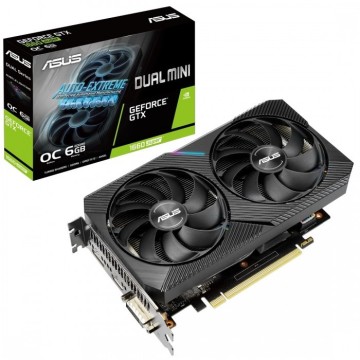 Видеокарта ASUS (DUAL-GTX1660S-O6G-MINI) GeForce GTX1660 Super 6Gb DUAL MINI OC