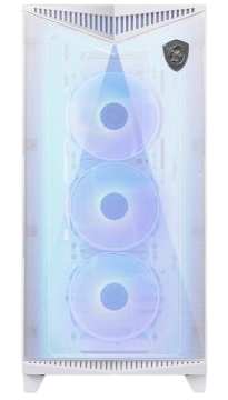 Компьютерный корпус MSI MPG GUNGNIR 300R AIRFLOW TG White (306-7G21W21-W57) PWM RGB Fan