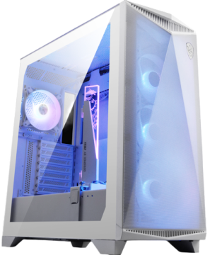 Компьютерный корпус MSI MPG GUNGNIR 300R AIRFLOW TG White (306-7G21W21-W57) PWM RGB Fan