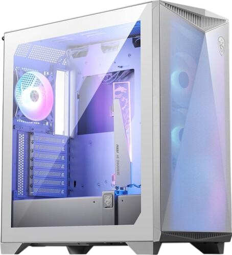 Компьютерный корпус MSI MPG GUNGNIR 300R AIRFLOW TG White (306-7G21W21-W57) PWM RGB Fan