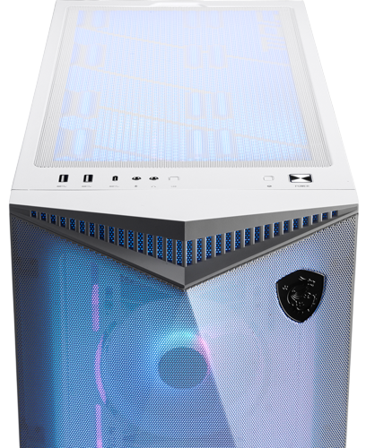 Компьютерный корпус MSI MPG GUNGNIR 300R AIRFLOW TG White (306-7G21W21-W57) PWM RGB Fan