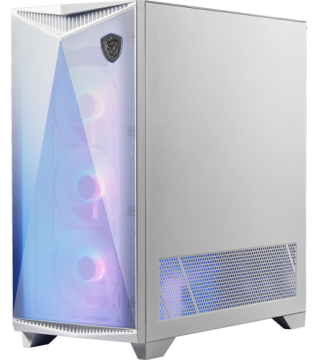Компьютерный корпус MSI MPG GUNGNIR 300R AIRFLOW TG White (306-7G21W21-W57) PWM RGB Fan