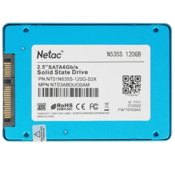Твердотельный накопитель NETAC 120 Gb (NT01N535S-120G-S3X)