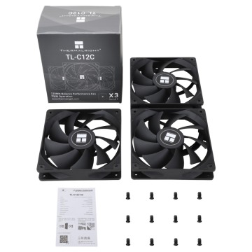 Комплект вентиляторов для корпуса Thermalright TL-C12C Black (TRTLC12C.3P)