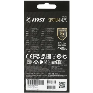 Твердотельный накопитель MSI 250 Gb SPATIUM M390 S78-4409PL0-P83