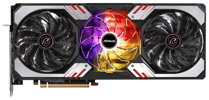 Видеокарта ASRock (RX6900XT PGD 16GO) AMD Radeon RX 6900 XT 16Gb Phantom Gaming D OC