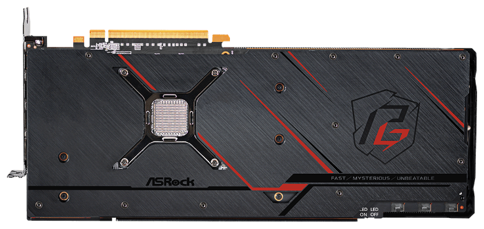 Видеокарта ASRock (RX6900XT PGD 16GO) AMD Radeon RX 6900 XT 16Gb Phantom Gaming D OC
