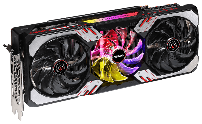 Видеокарта ASRock (RX6900XT PGD 16GO) AMD Radeon RX 6900 XT 16Gb Phantom Gaming D OC