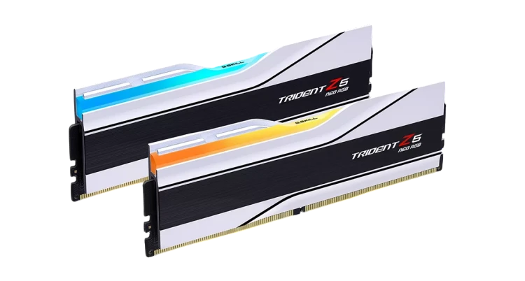 Оперативная память 64 Gb 6000 MHz G.Skill TRIDENT Z5 NEO RGB White (F5-6000J3636F32GX2-TZ5NRW)