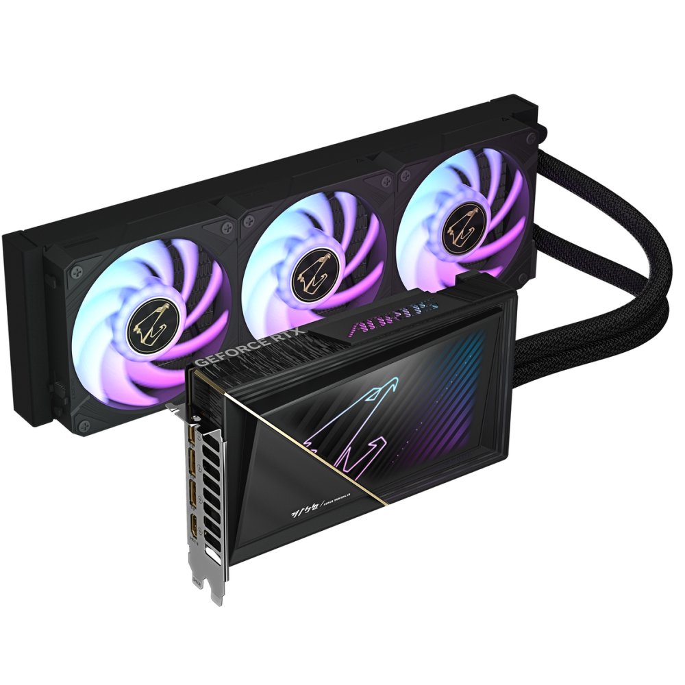 Видеокарта Gigabyte (GV-N5080AORUSX W-16GD) GeForce RTX 5080 16GB XTREME WATERFORCE