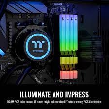 Оперативная память 32 Gb 3200 MHz Thermaltake TOUGHRAM RGB Black (R009D416GX2-3200C16A)