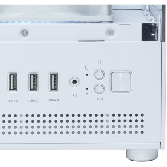 Компьютерный корпус XASTRA Q300M 5ARGB-C6 White (Q300M-5FC12A-C6-WH)